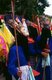 China: Miao mask performance at a festival near Huangguoshu, Guizhou Province