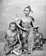 Indonesia / Bali: Raja Ketut Jilantik, ruler of Buleleng (Karangasem Dynasty), with his secretary, c. 1875