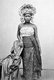 Indonesia: A studio portrait of a Balinese dancer, c. 1875